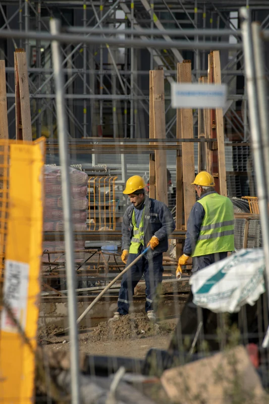 Operaio al lavoro