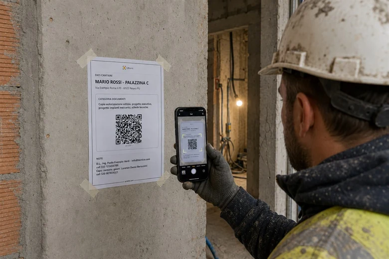 Schermata QR4Site